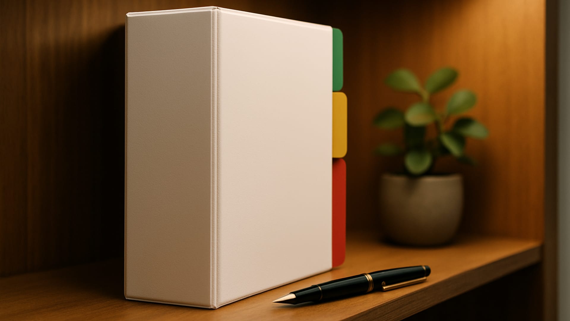 A compliance checklist with grant documentation organized on a table