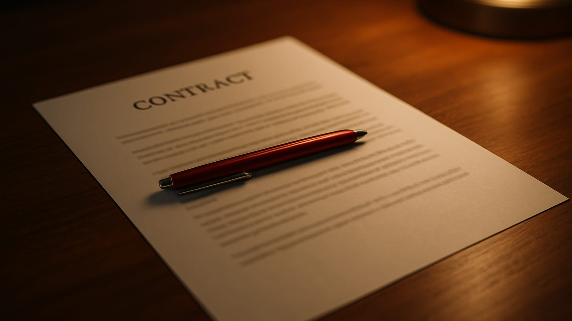 A contractor truck parked at a Southwest Florida facility with branded signage